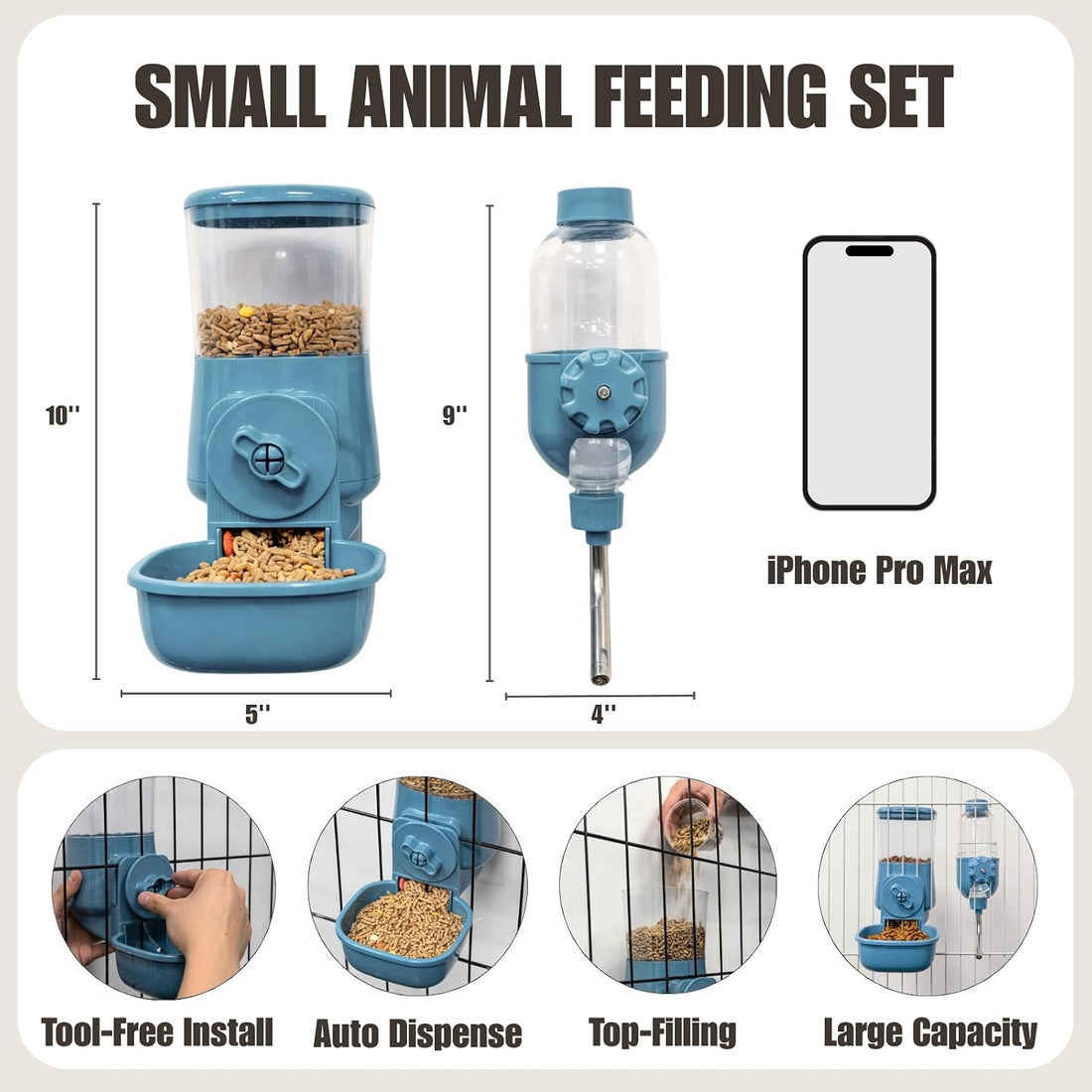 Automatic Pet Food Water Dispenser