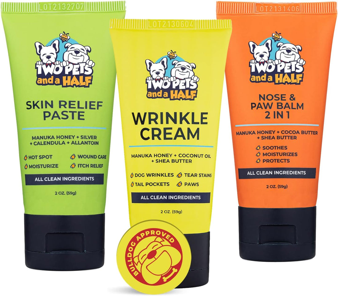 Paste for Bulldogs Wrinkle, Paw Balm & Dog Wound Care