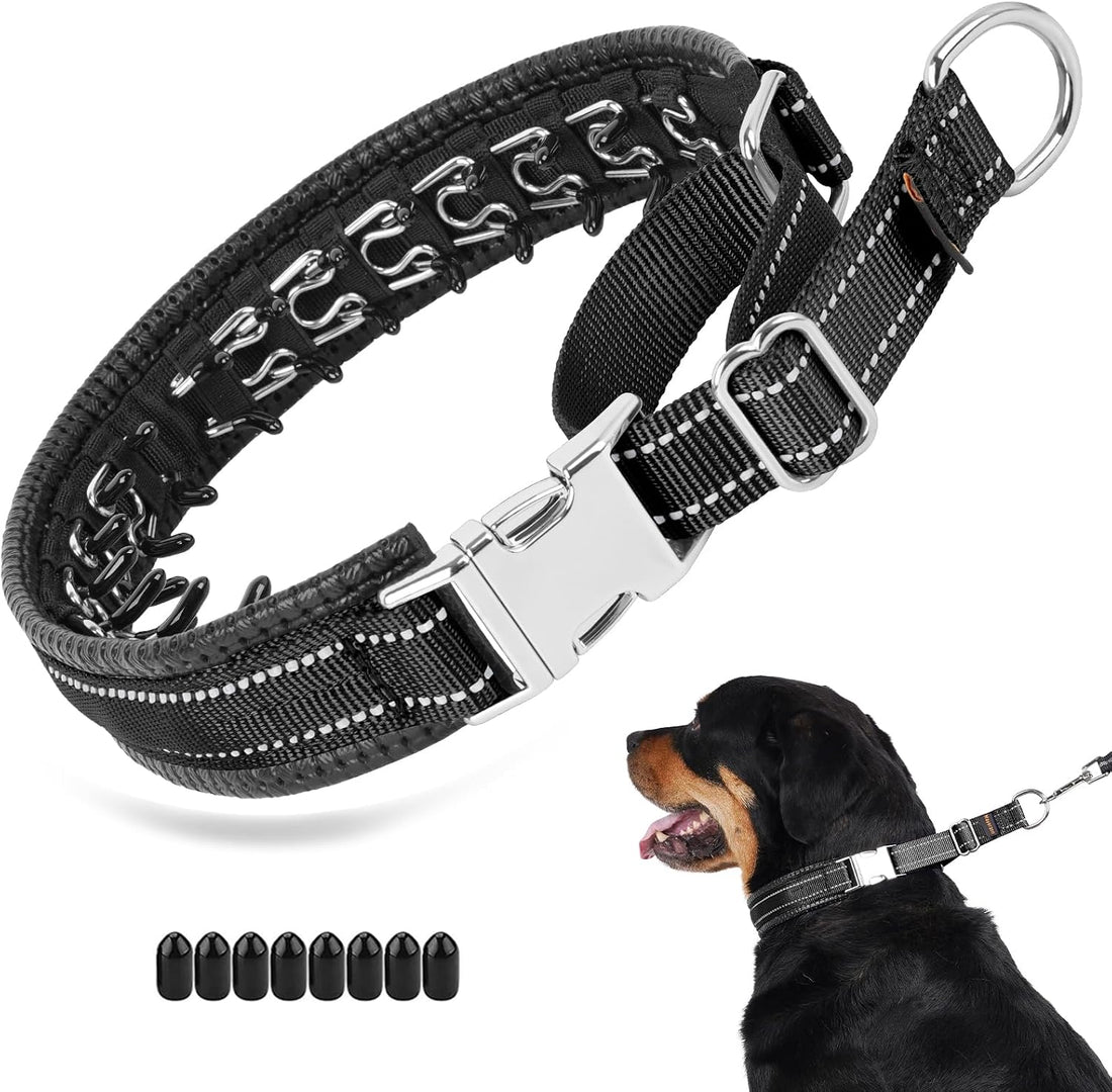 Mayerzon No Pull Collar with Alloy Buckle for Large Dogs that Pull