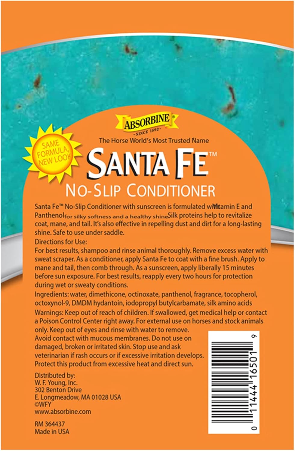 Absorbine Santa Fe Coat Conditioner with Sunscreen, 32 fl oz Spray
