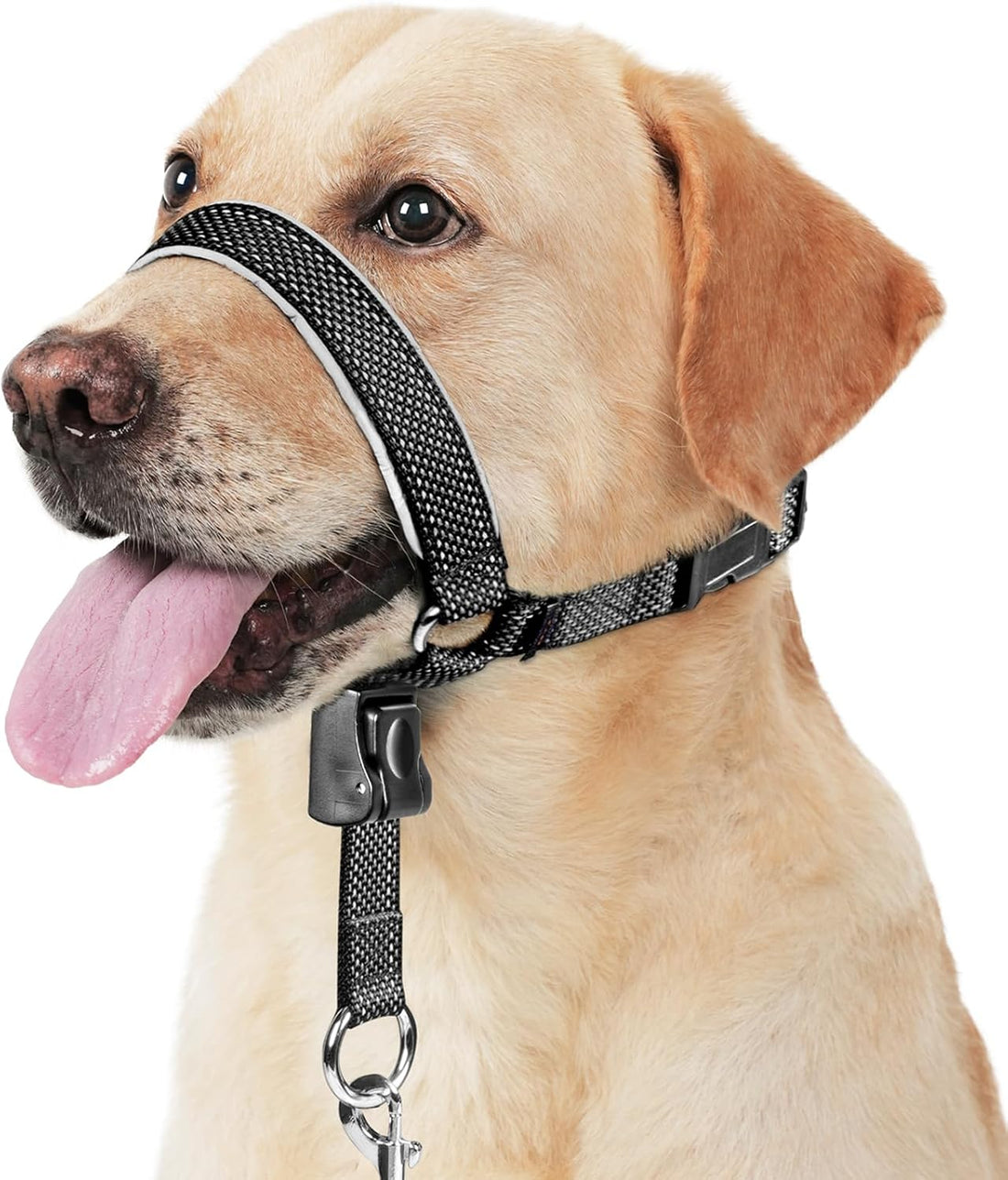 BARKLESS Dog Head Collar, Soft No Pull Head Halter with Safety Link