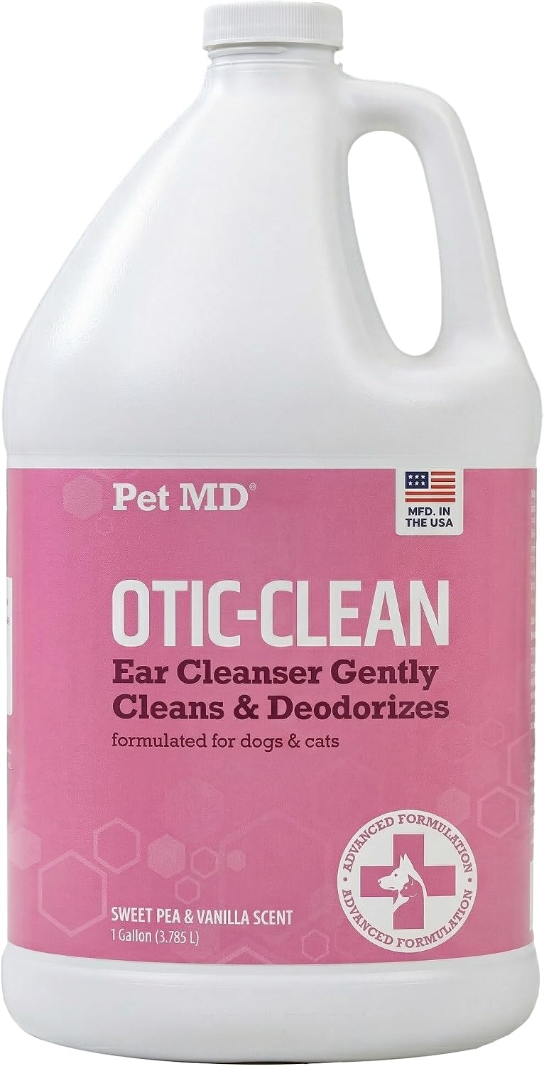 Pet MD Otic Ear Solution for Dogs & Cats - Sweet Pea & Vanilla Scent