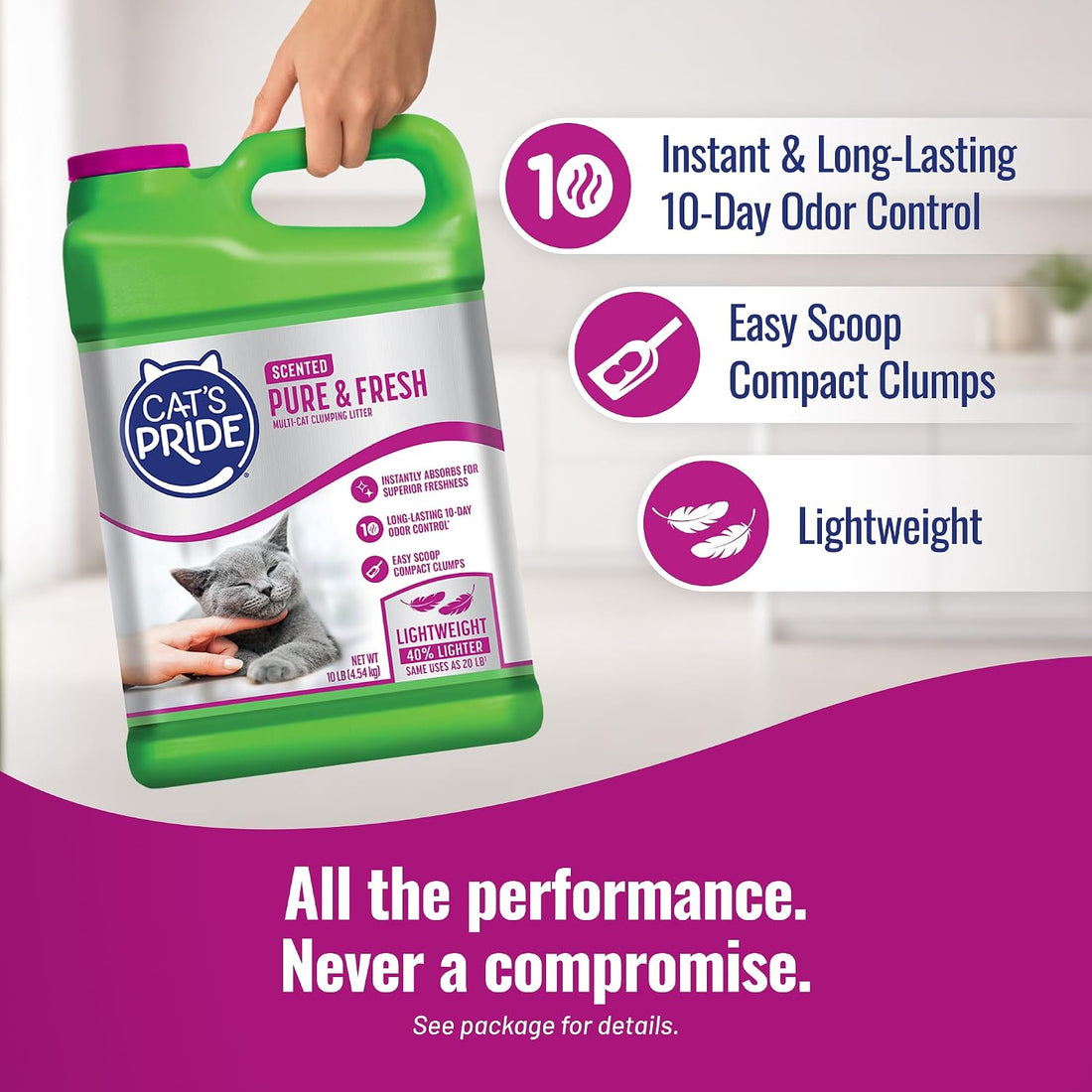 Cat's Pride Clumping Cat Litter – Scented & Unscented