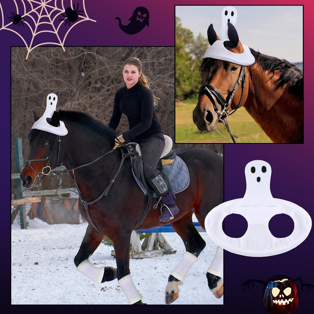 Dansydaisy 5 Pack Horse Halloween Ghost Costume Accessory Set