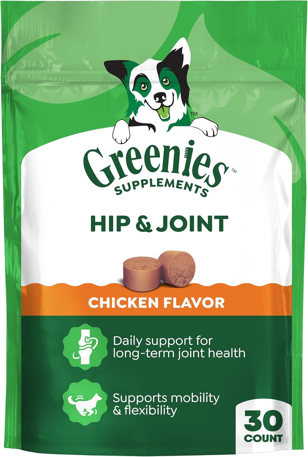 Greenies Supplements Hip and Joint Supplements for Dogs
