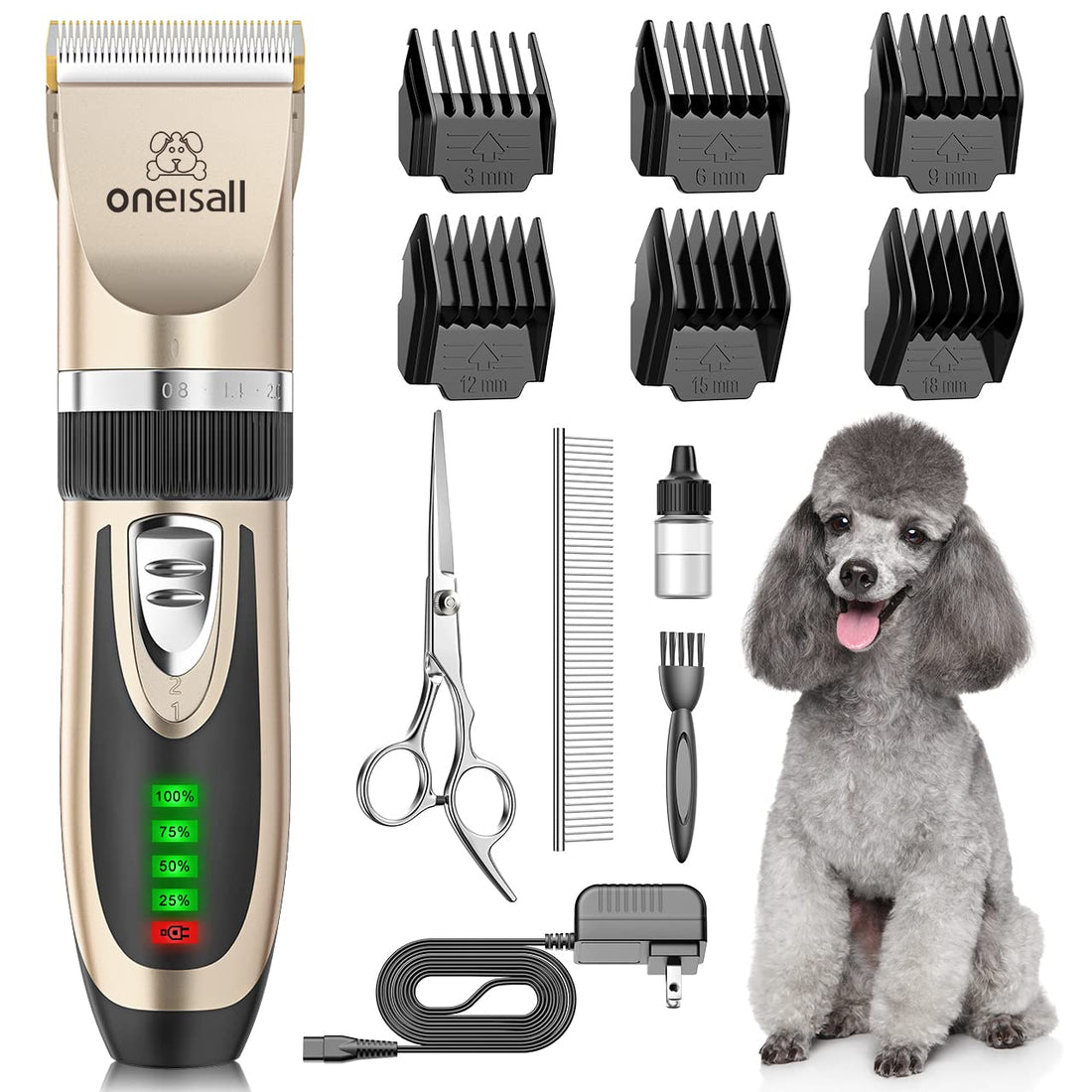 oneisall Dog Clippers Low Noise