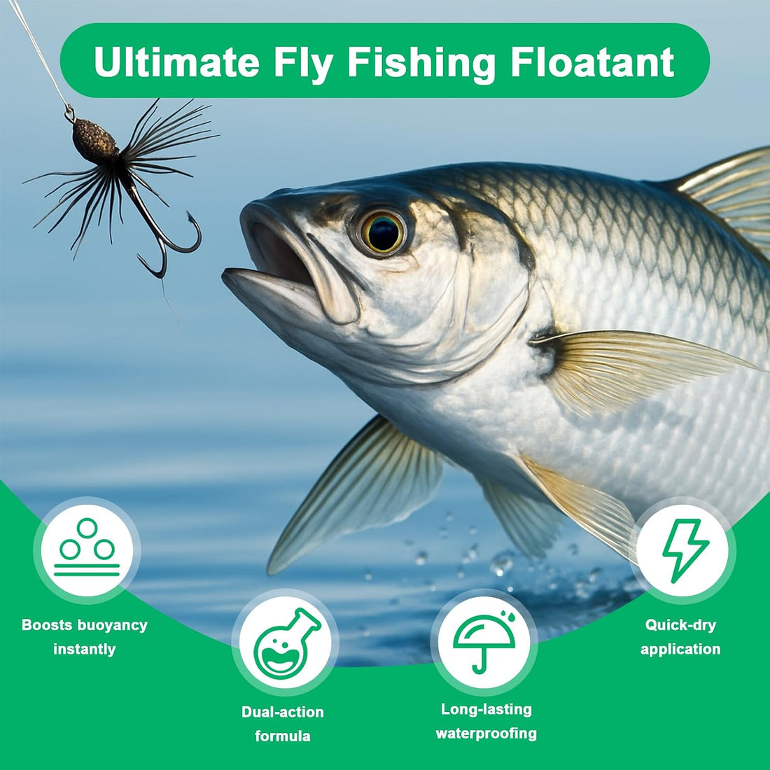 Gink Fly Floatant - Dry Fly Floatant for Enhanced Buoyancy. Mimics