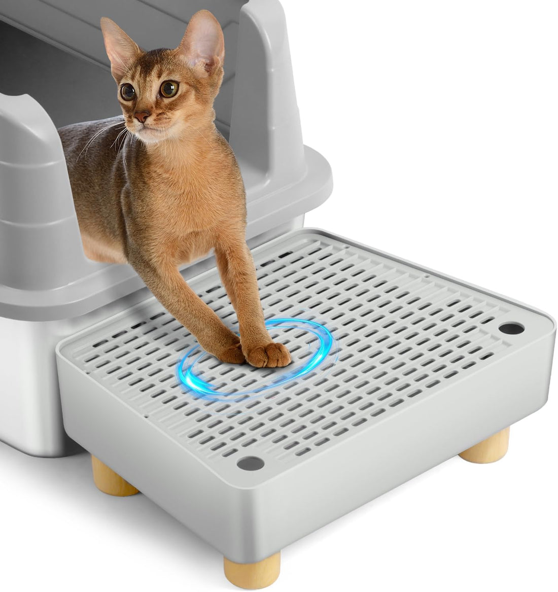 Extra Large 3 Steps Litter Box Ramp