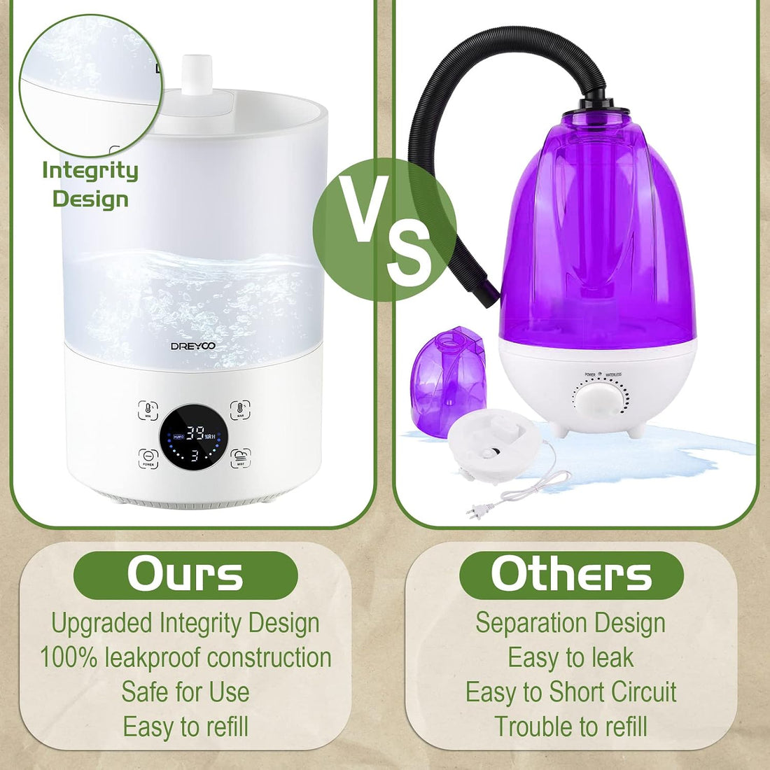 Smart Reptile Fogger Humidifiers with Humidity Control