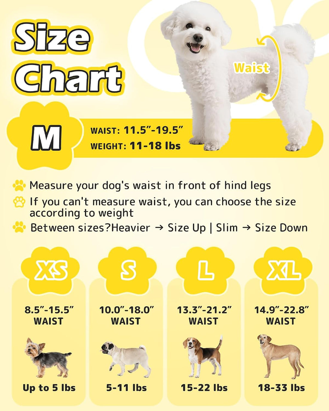 Dono Disposable Pull Up Dog Diapers Female