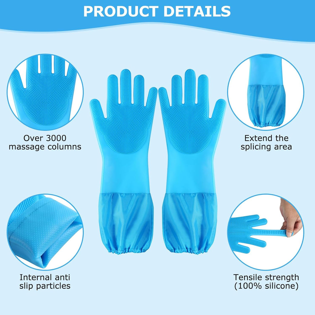 Senquoyn Dog Washing Gloves | Pet Grooming Gloves