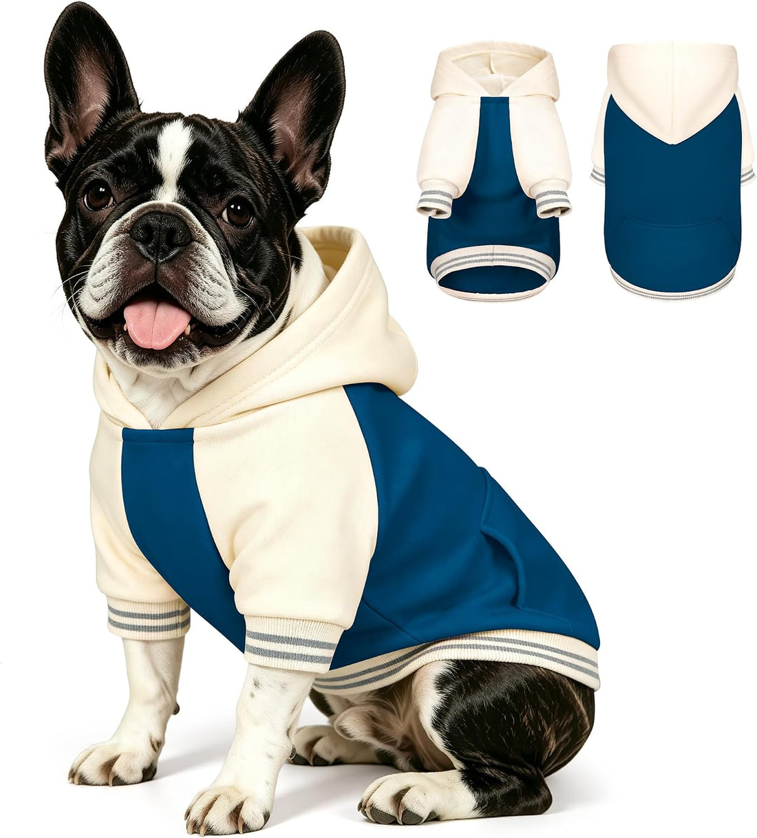 YUDODO Dog Hoodie for Small Dogs, Soft Pullover Dog Clothes