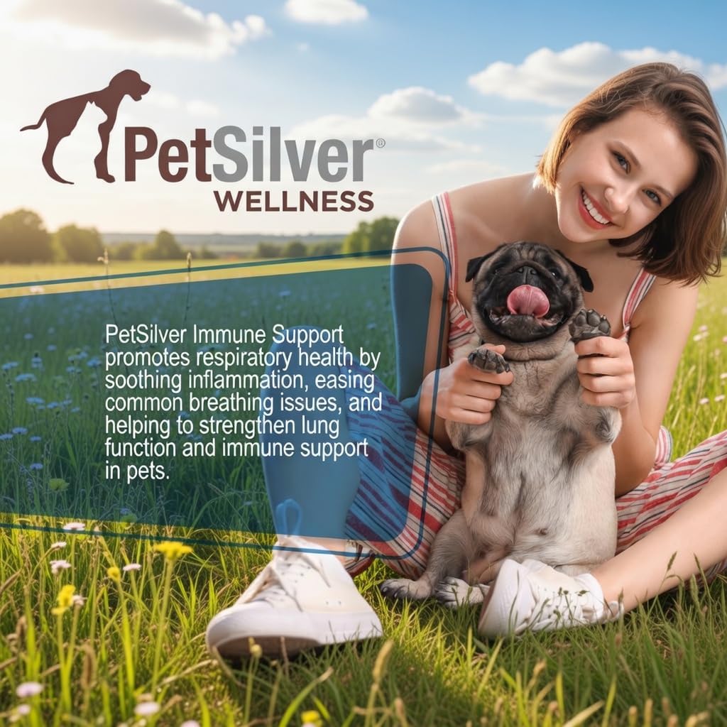 PetSilver Immune Support, Natural Nebulizer Solution