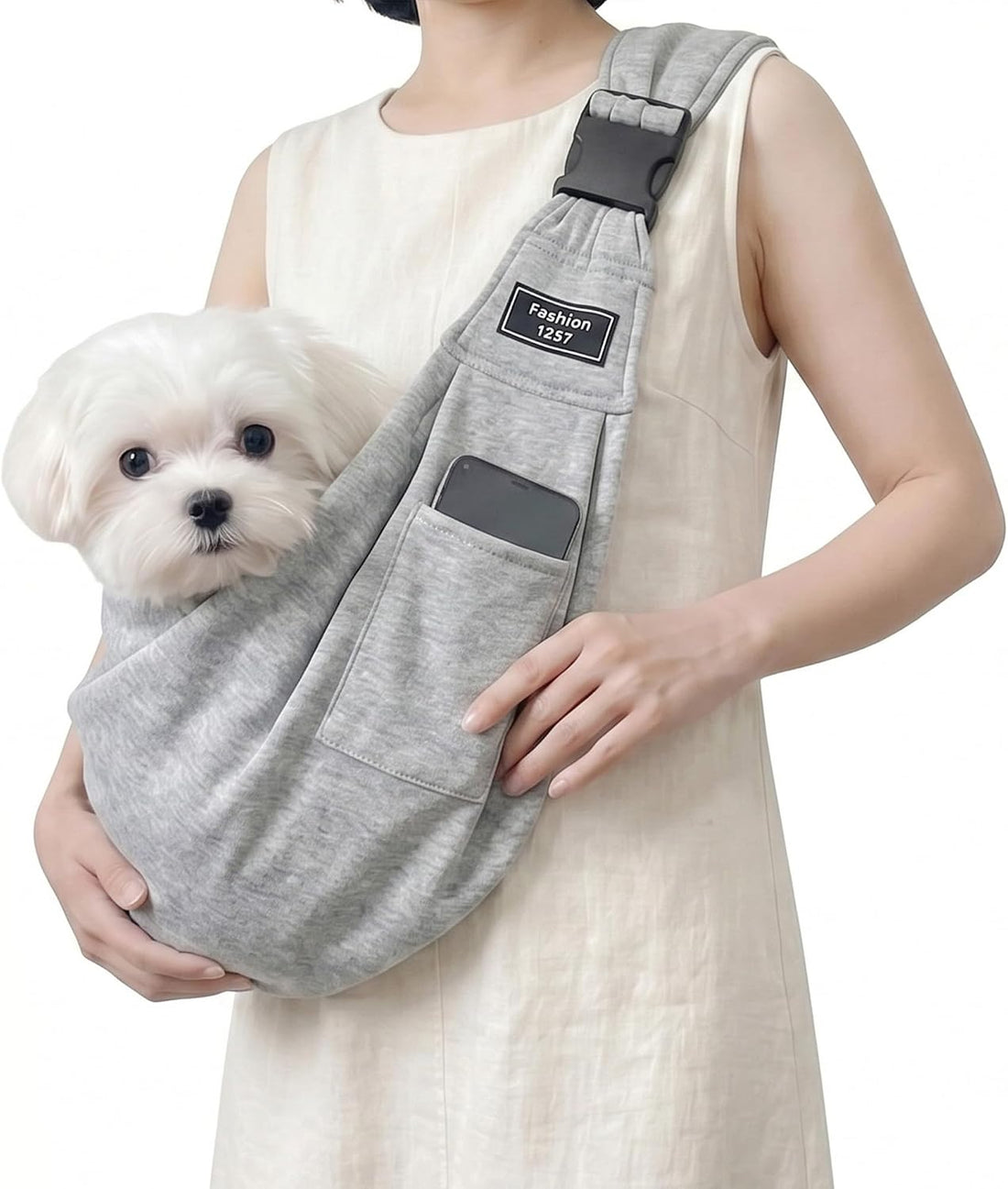 Adjustable Pet Sling Carrier, Anti-Escape Bag for Small Dogs & Cats