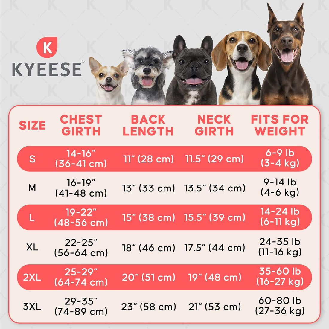 KYEESE Dog Hoodie Stretchy Dogs Winter Coat for Cold Weather Soft Dog