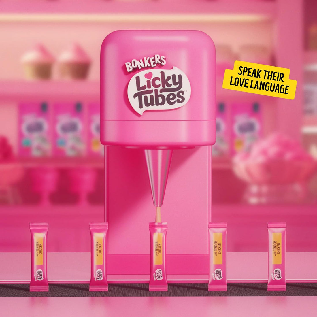 Bonkers Licky Tubes Chicken, Salmon