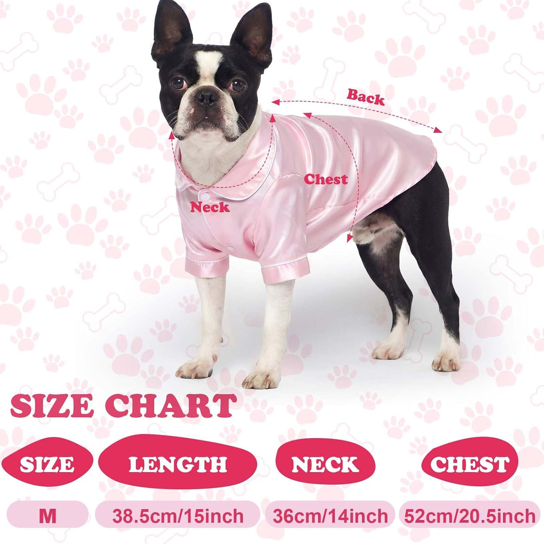 Dog Silk Pajamas Shirt Puppy Satin Pjs for Small Dog