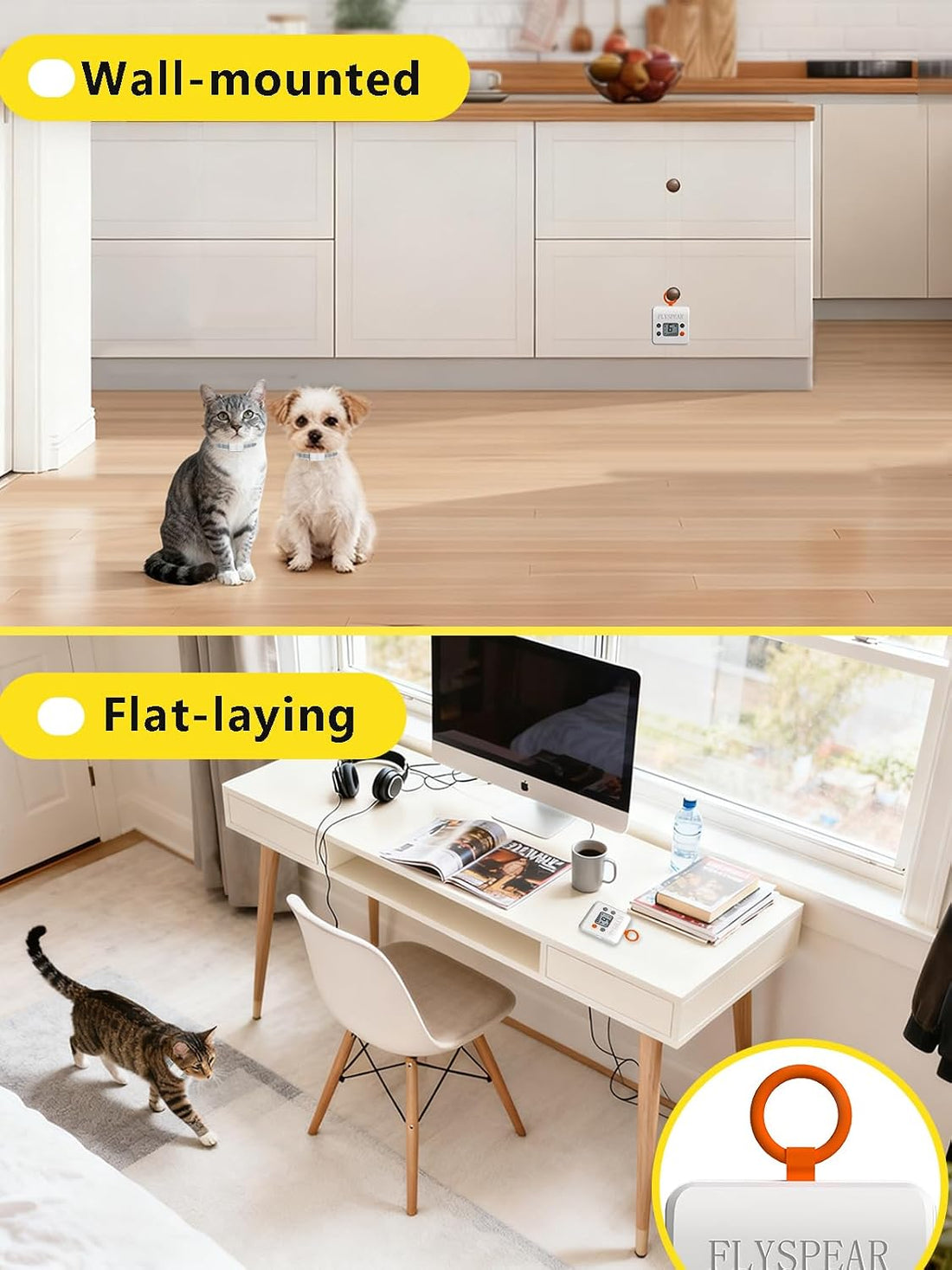 FLYSPEAR Wireless Cat Barrier - Rechargeable
