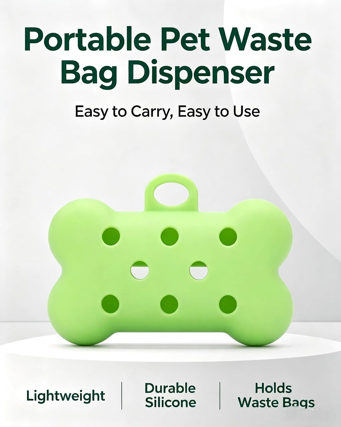 Pet Supplies Portable Silicone Poop Bag Holder