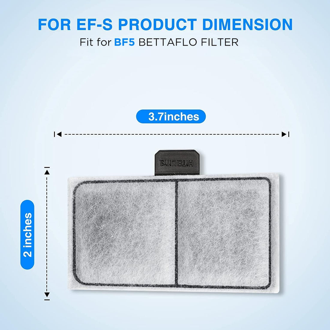 HiTauing 15 Packs Filter Cartridge for EF-S Element and BF5 BETTAFLO