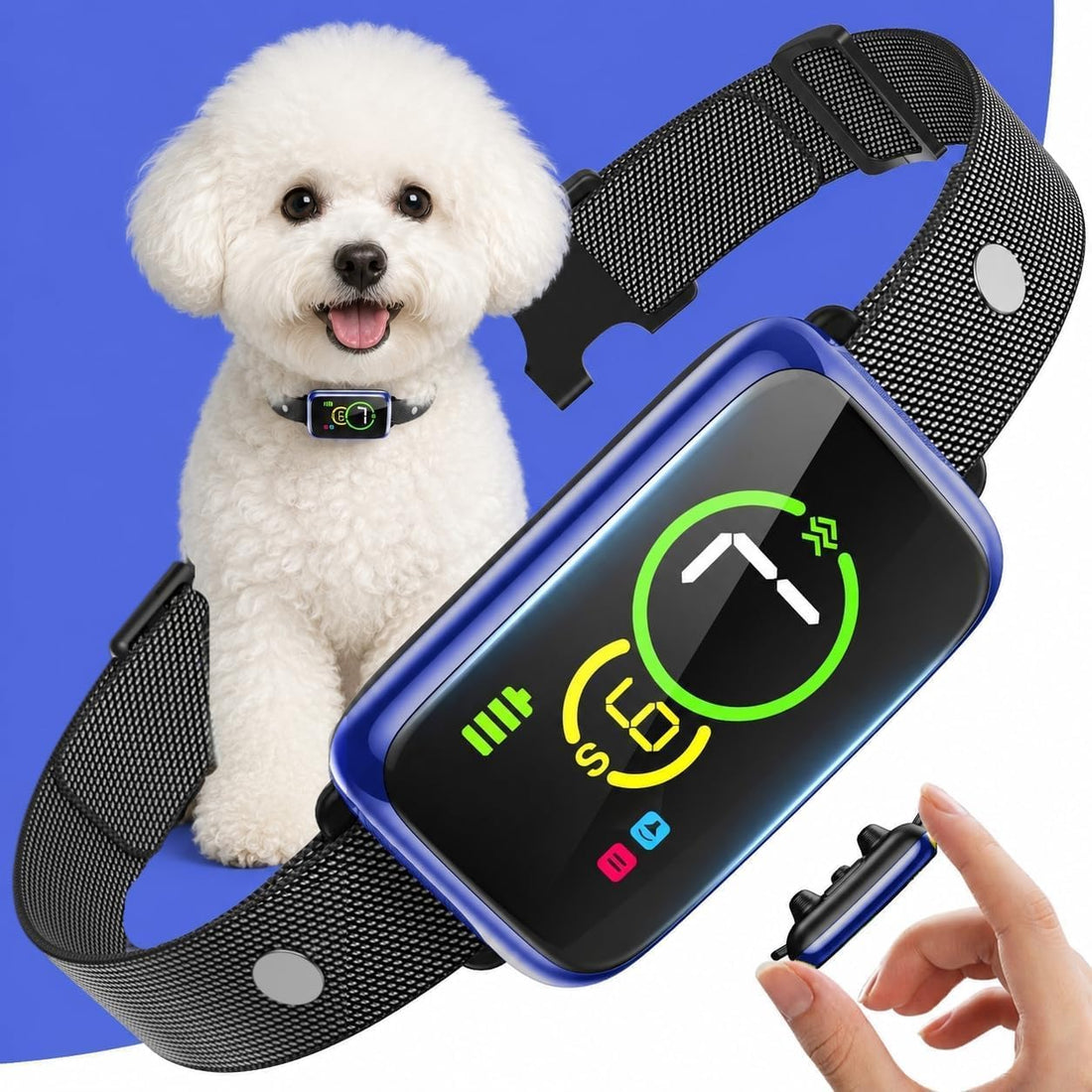 Dog Bark Collar for Dogs – Smart Barking Collar with Sound & Vibration
