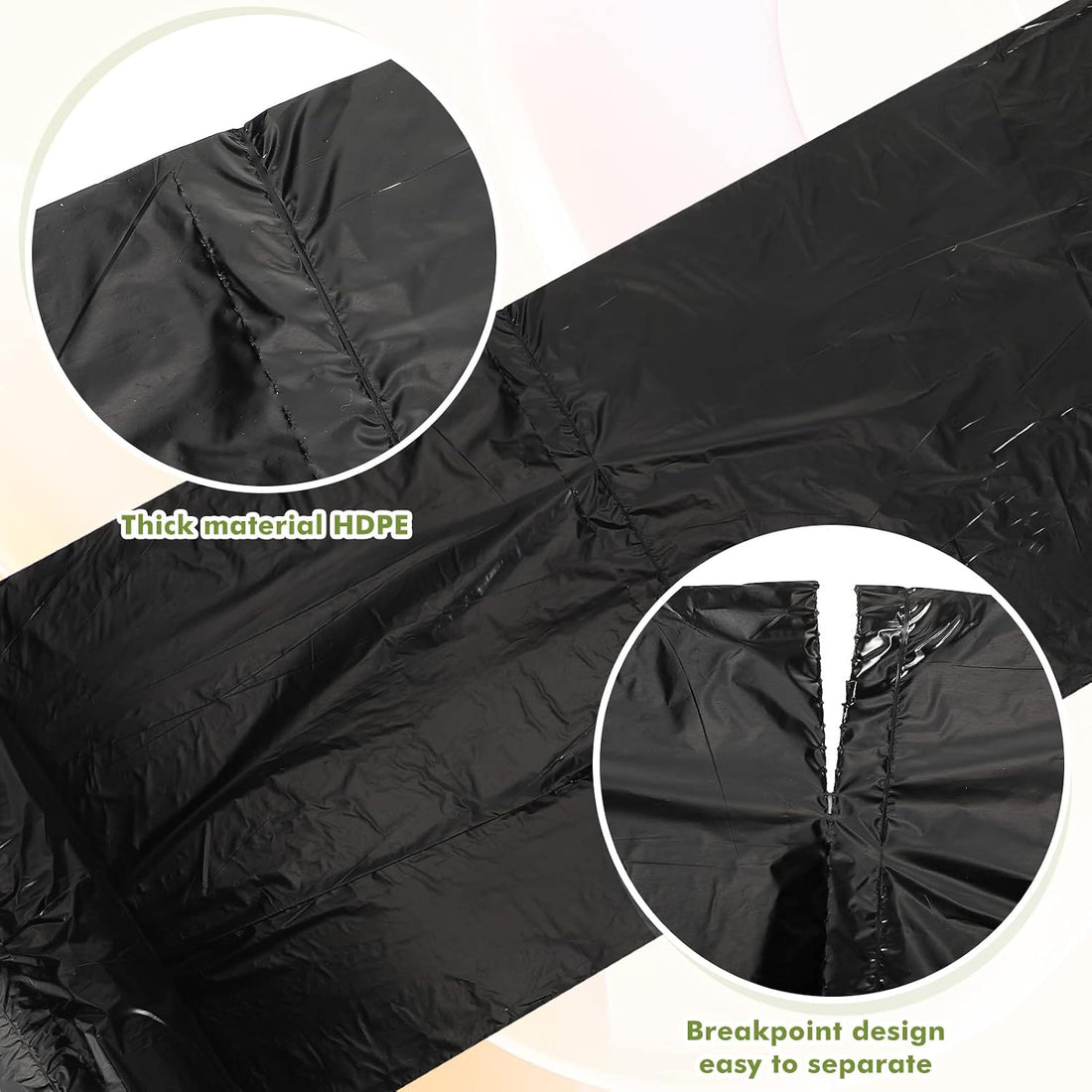 Sherr 20 Rolls 4000 Ct Dog Poop Bags Leak Proof,Black,12 X 8 Inches