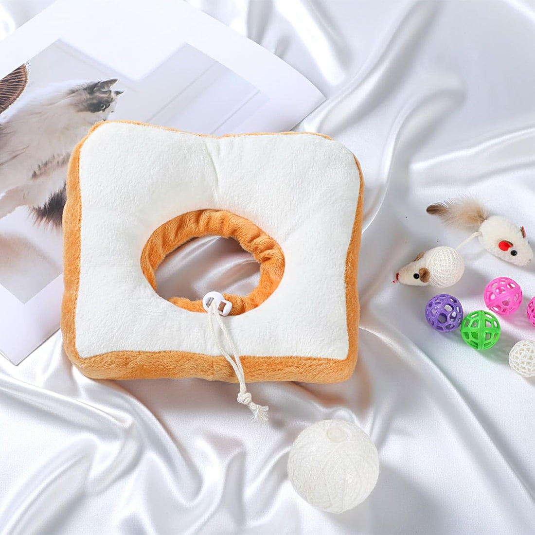 Adjustable Cat Cone Soft Cat Recovery Collar Kitten Cones After