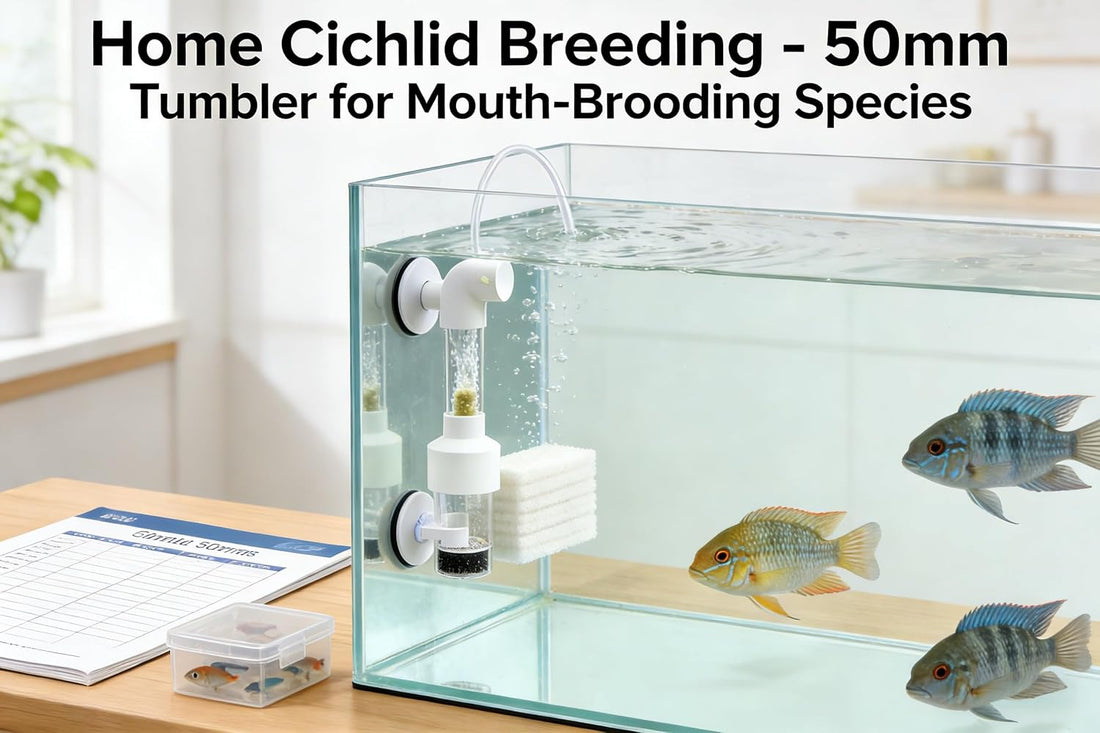Egg Incubator Tumbler, 50mm Fish Hatchery for Cichlid Breeding