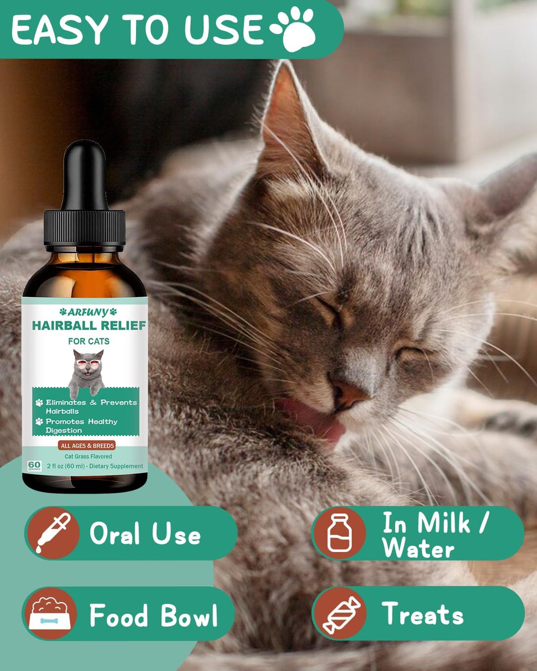 Hairball Treatment for Cats - Cat Hairball Remedy