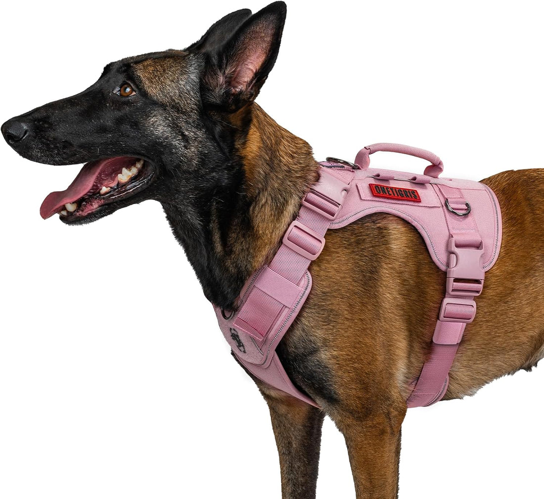 OneTigris No Pull Tactical Dog Harness for Medium Large Dogs