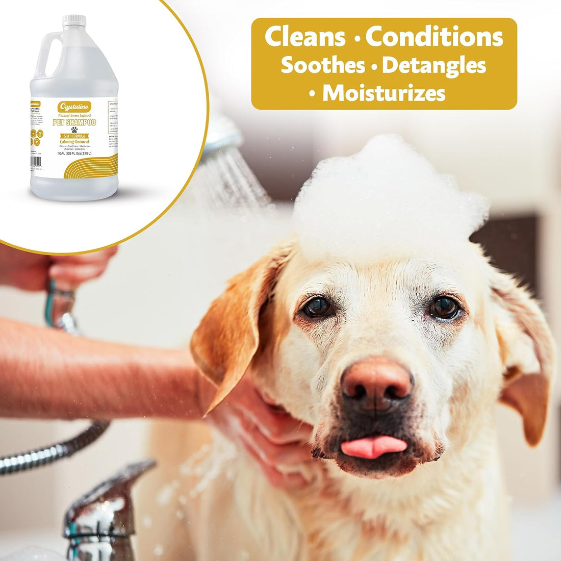Crystalino Oatmeal Shampoo for Dogs