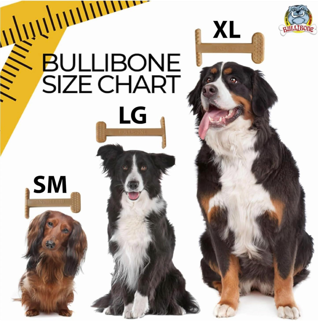 Bullibone Nylon Dog Chew Toy for Aggressive Chewers