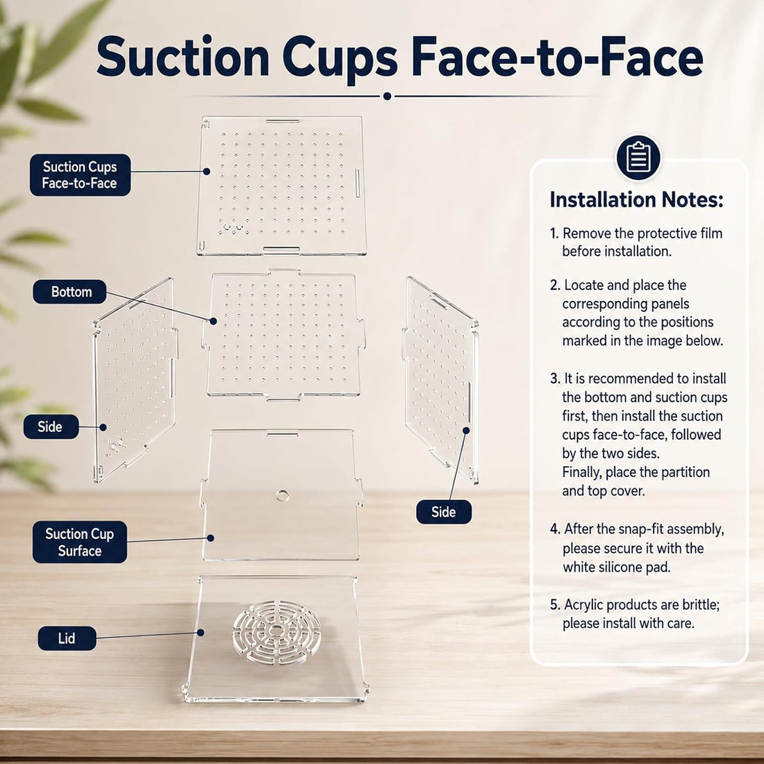 Acrylic Fish breeding Box, Fish Acclimation Isolation Box