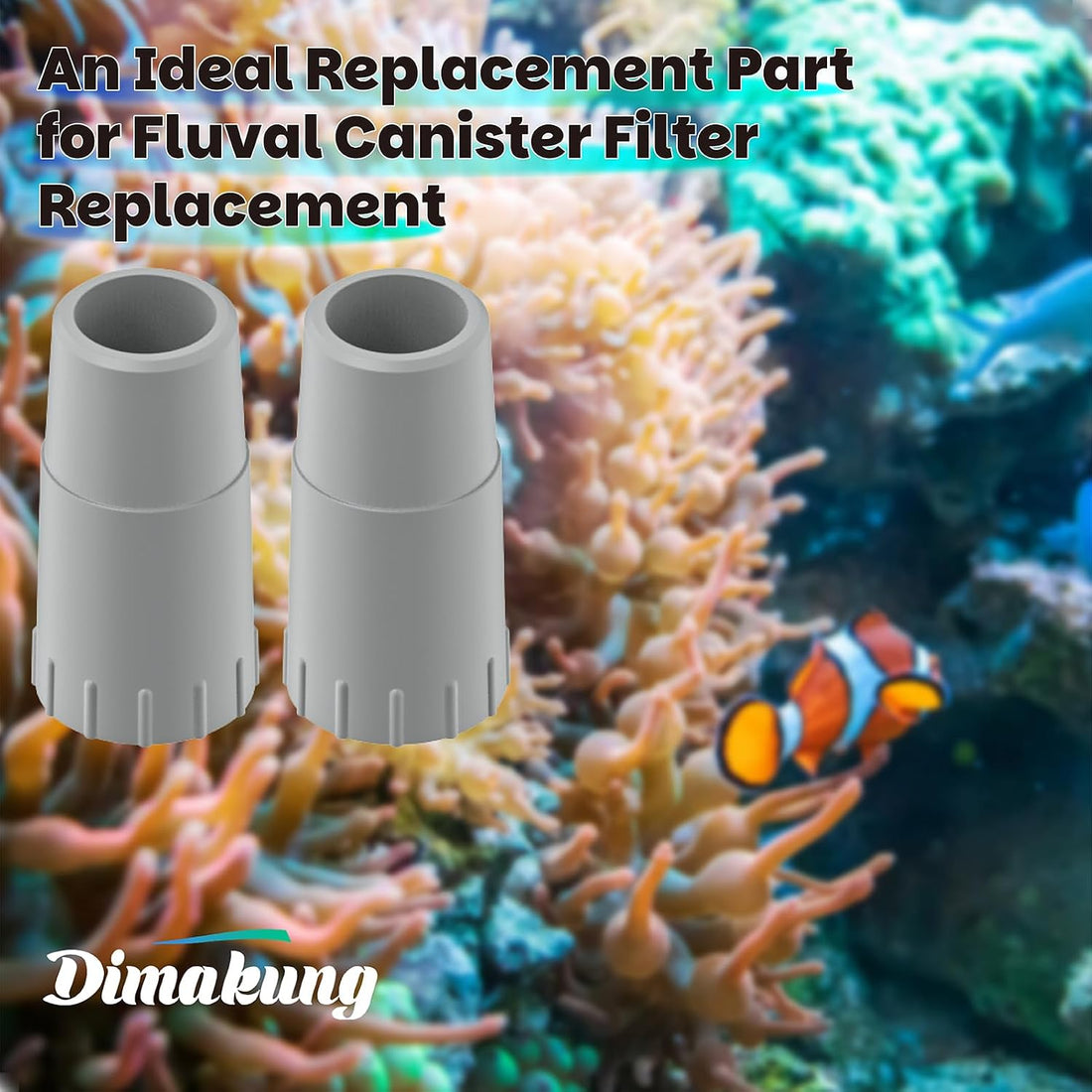 Rubber Adapter for Fluval 304 305 306 307 404 405 406 407 Canister