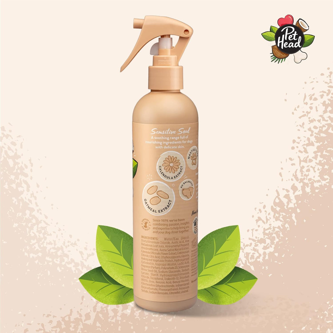 Pet Head Sensitive Soul Dog Deodorizer Spray | Coconut Scent