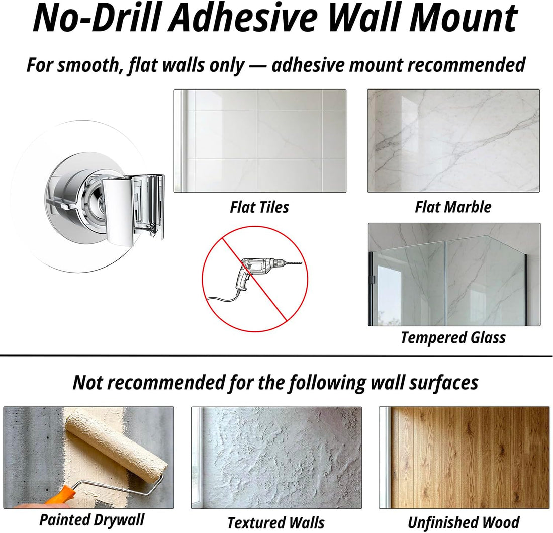 2-Mode Dog Shower Sprayer with No-Drill Mount