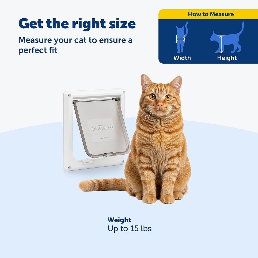 PetSafe Interior Cat Door – 4-Way Lock Option