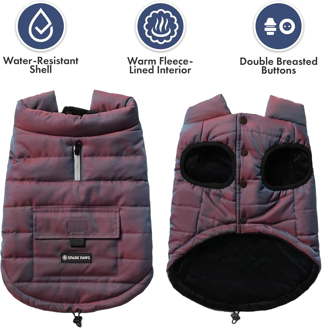 Spark Paws Dog Winter Coat Jacket