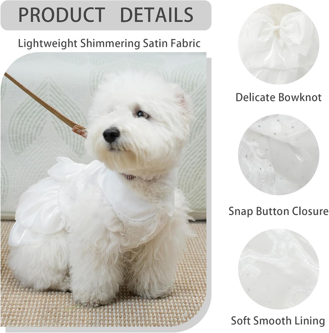 Dog Dress,Pet Wedding Dress Princess Formal Tutu Skirt