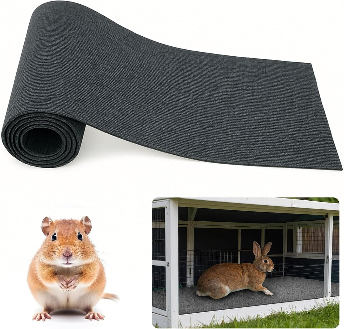 12" x 3.28' Rabbit Scratch Mat, Self Adhesive Bunny Pad
