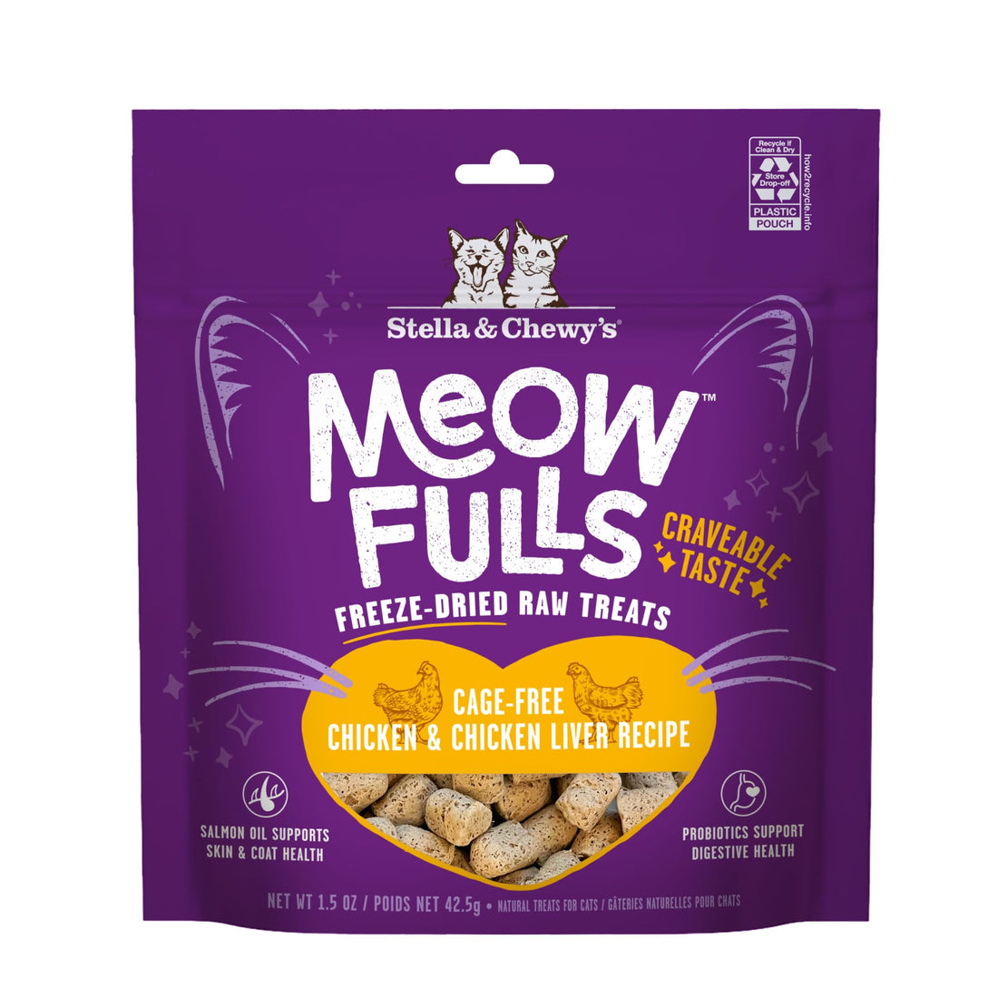 Stella & Chewy's Meowfulls Freeze Dried Cat Treats