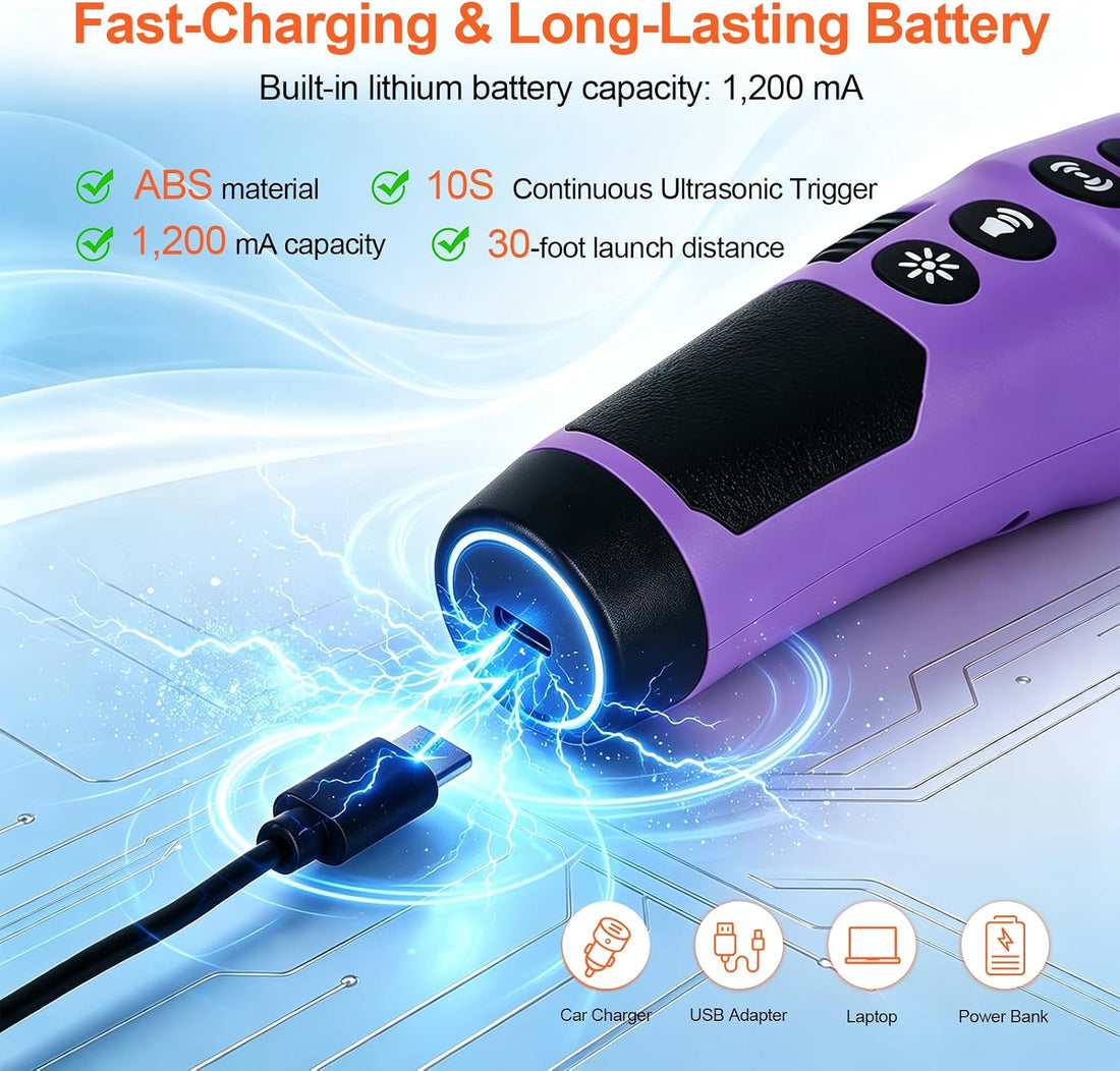 Dog Bark Deterrent Device, 4X Ultrasonic Anti Barking with 5 Modes