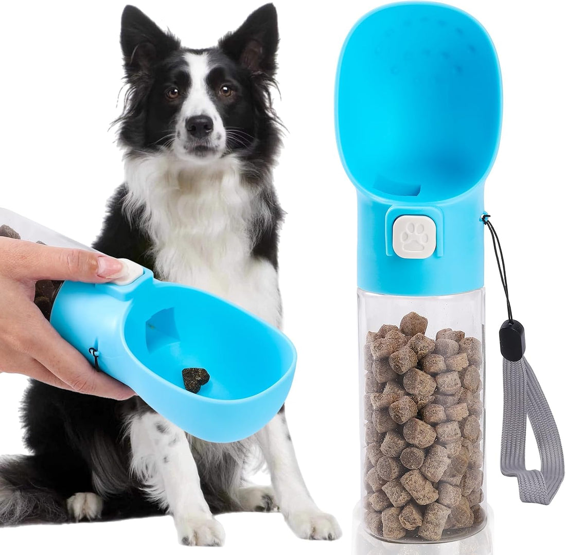 Colorday Handheld Dog Treat Dispenser Built-in Clicker & Treat Pouch