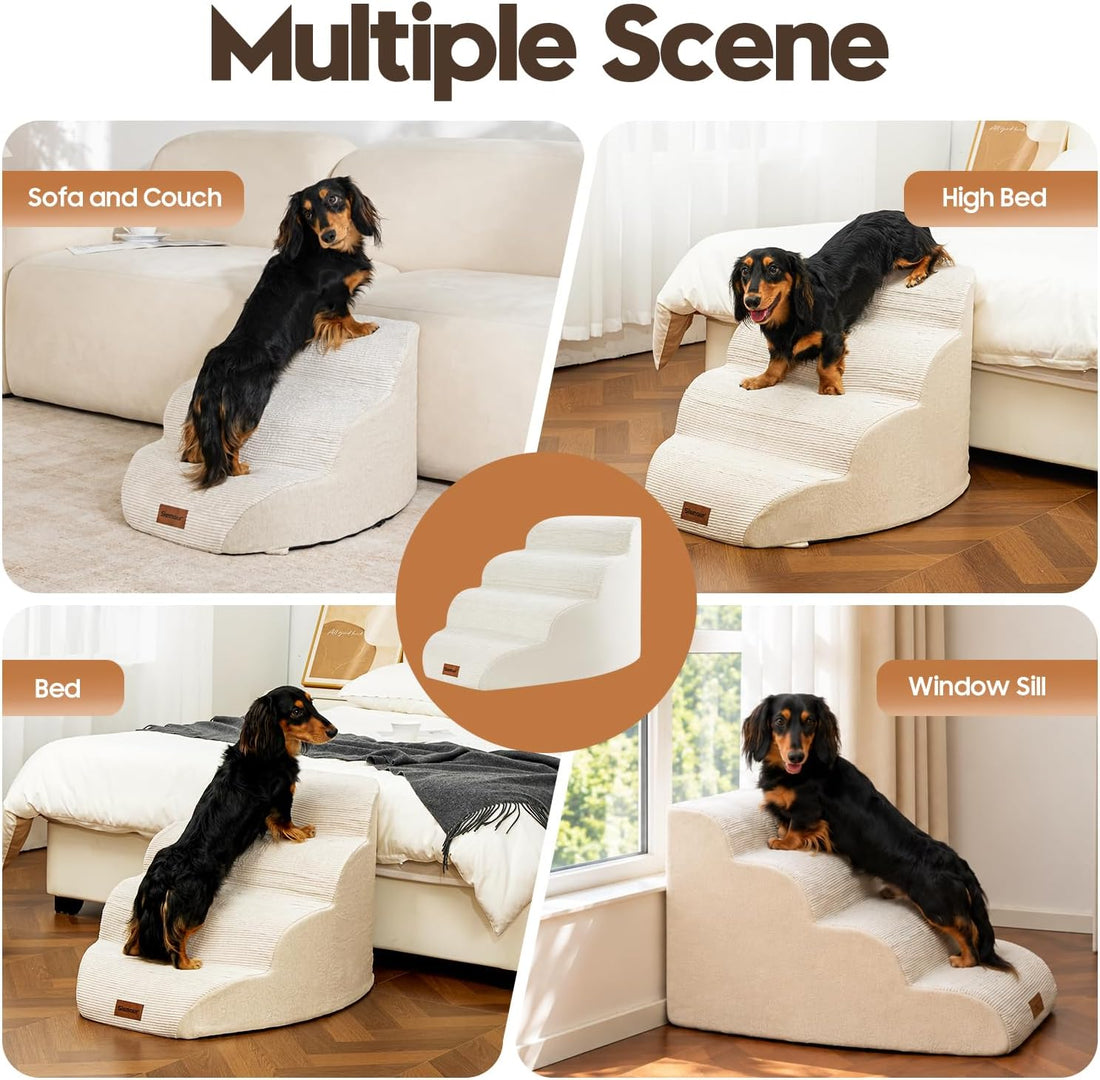 4-Step Dog Ramp Stair for Small Dogs