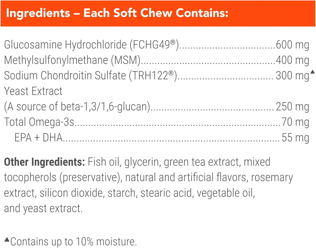 Nutramax Cosequin for Senior Dogs Joint Health Supplement