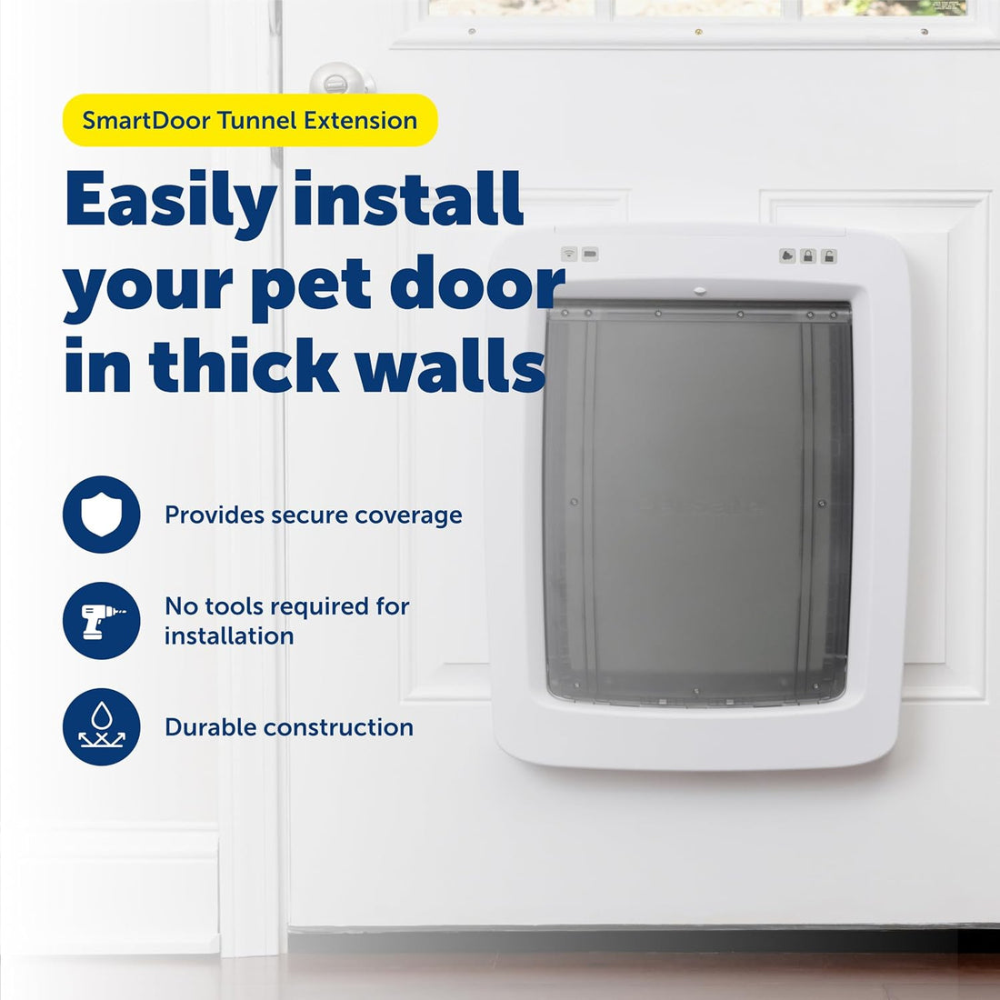 PetSafe SmartDoor Pet Door Tunnel Extension, Medium, ZAC19-17244