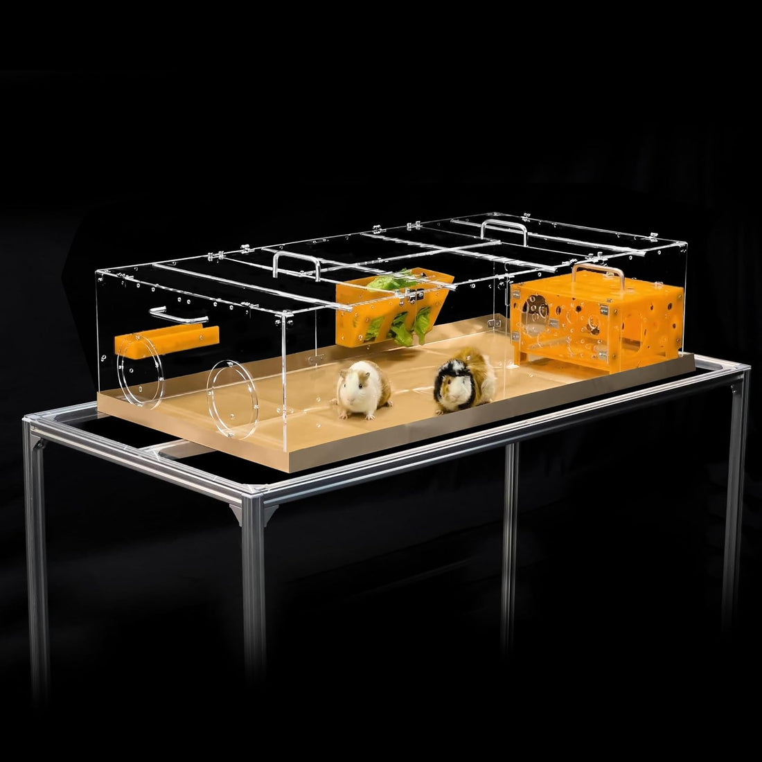 GuineaLoft™ Model-A Acrylic Guinea Pig Cage