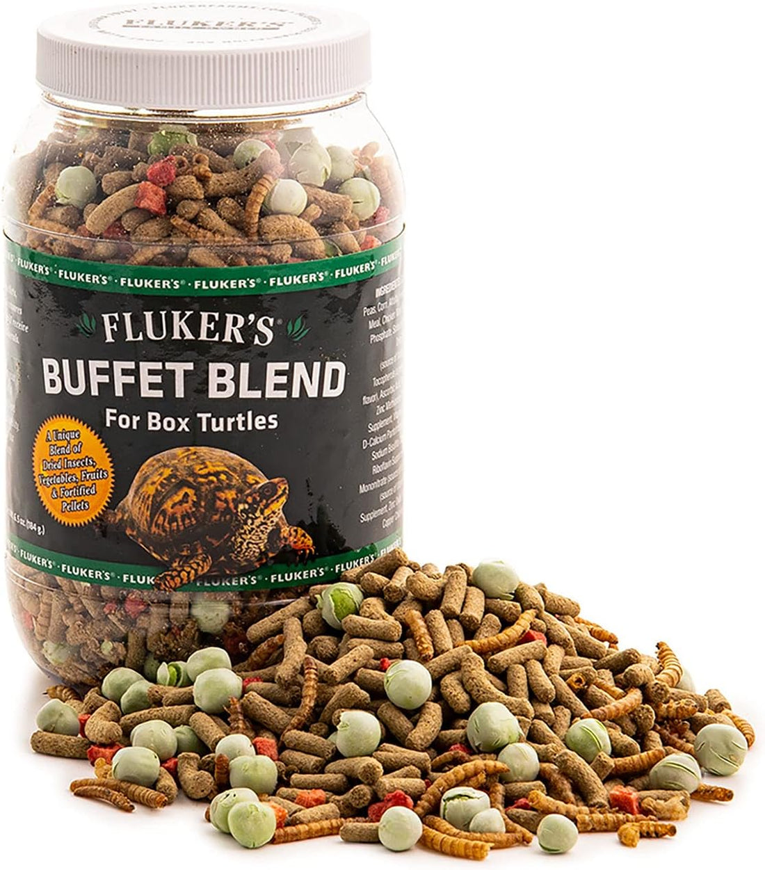 Fluker's Buffet Blend Box Turtle Diet, Insects