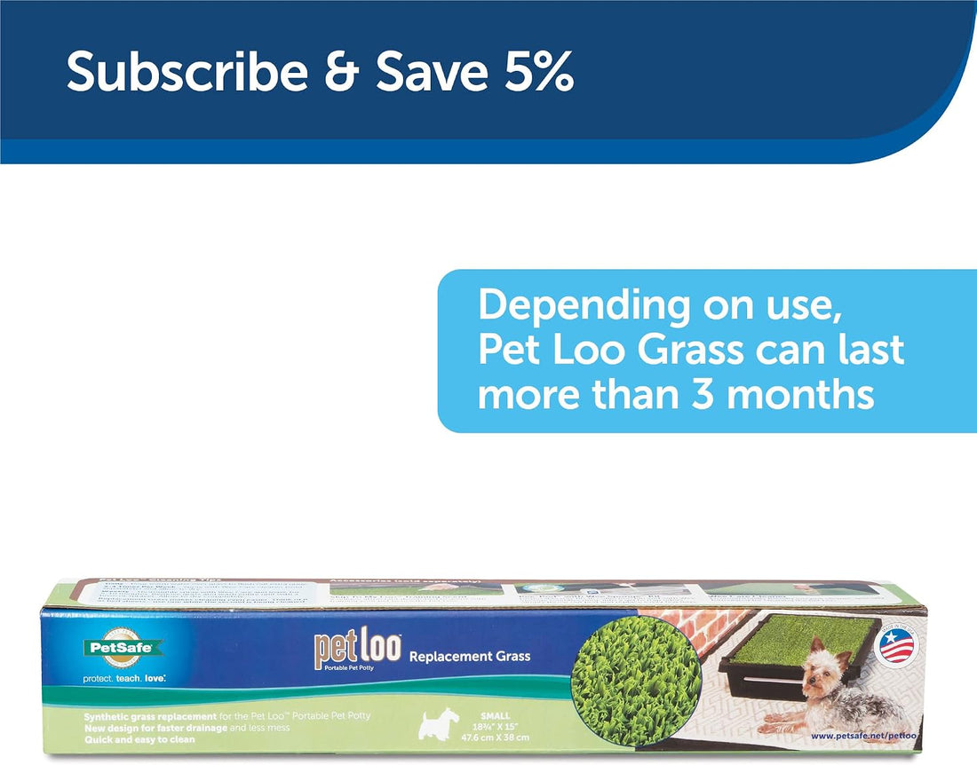 PetSafe Pet Loo Pet Potty Replacement Grass - Medium - Easy to Clean