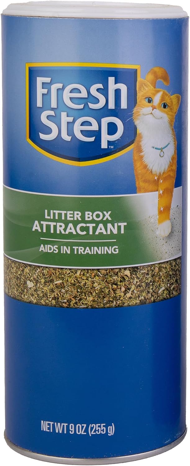 Fresh Step Cat Litter Box Training Attractant Powder, 9 Oz Bottle